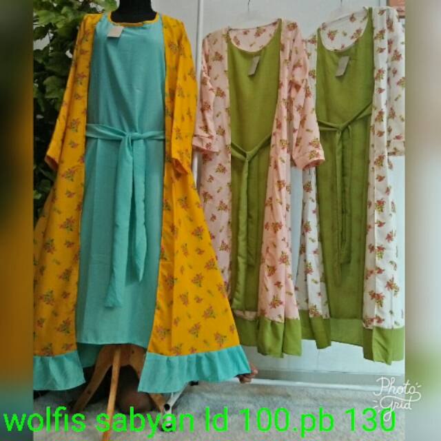 Gamis wolfis sabyan remaja