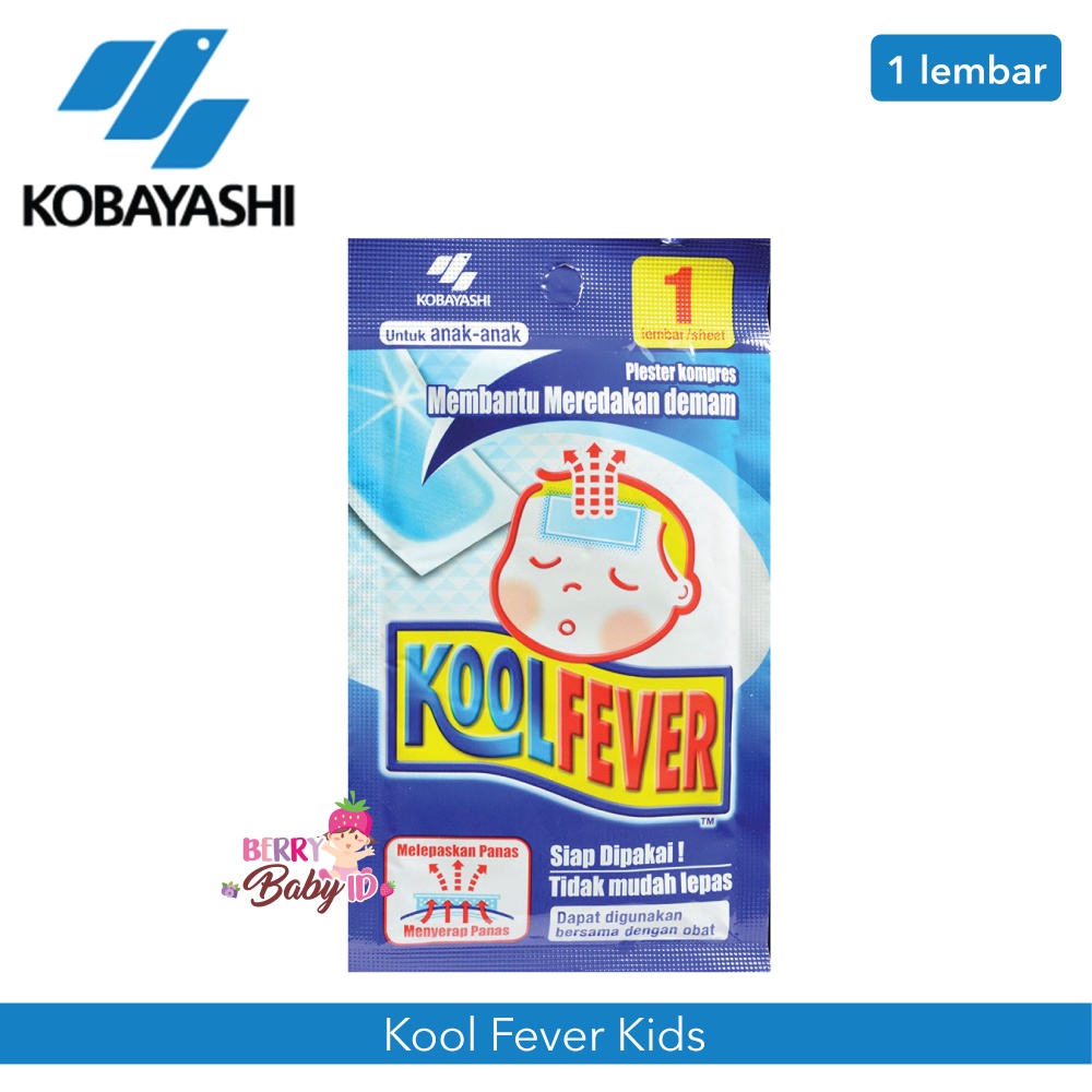 KoolFever Pereda Demam Bayi Anak Kool Fever 1 Sheet Berry Mart