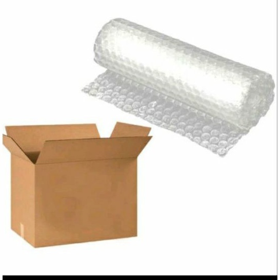 

bubble wrap dan kardus