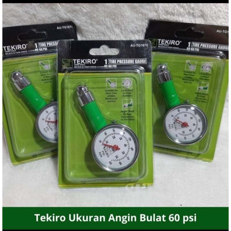 TEKIRO UKURAN ANGIN BULAT 60 PSI UKURAN ANGIN