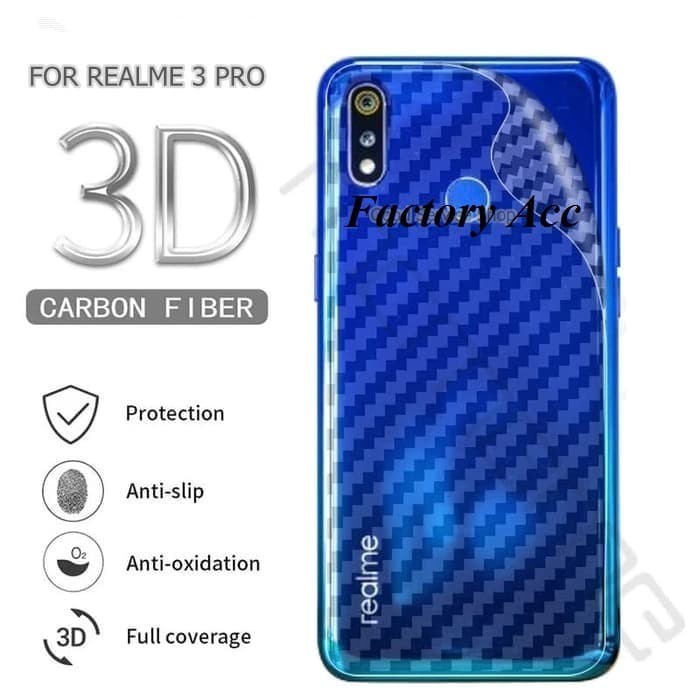 Back Skin Carbon Redmi 5 - Skin Carbon Xiaomi Redmi 5 Biasa