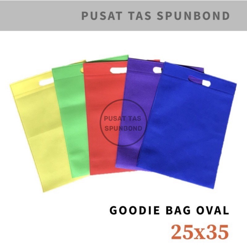 

Tas Spunbond Oval Goodie Bag - 25x35 DCUT