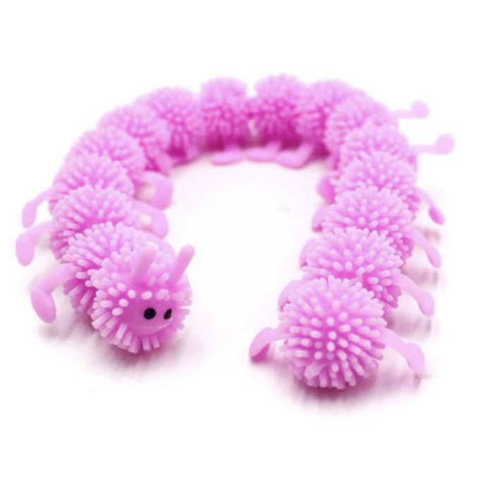 Caterpillar Worm Noodle Stretch Unicorn String Cacing Fidget Toys Toy