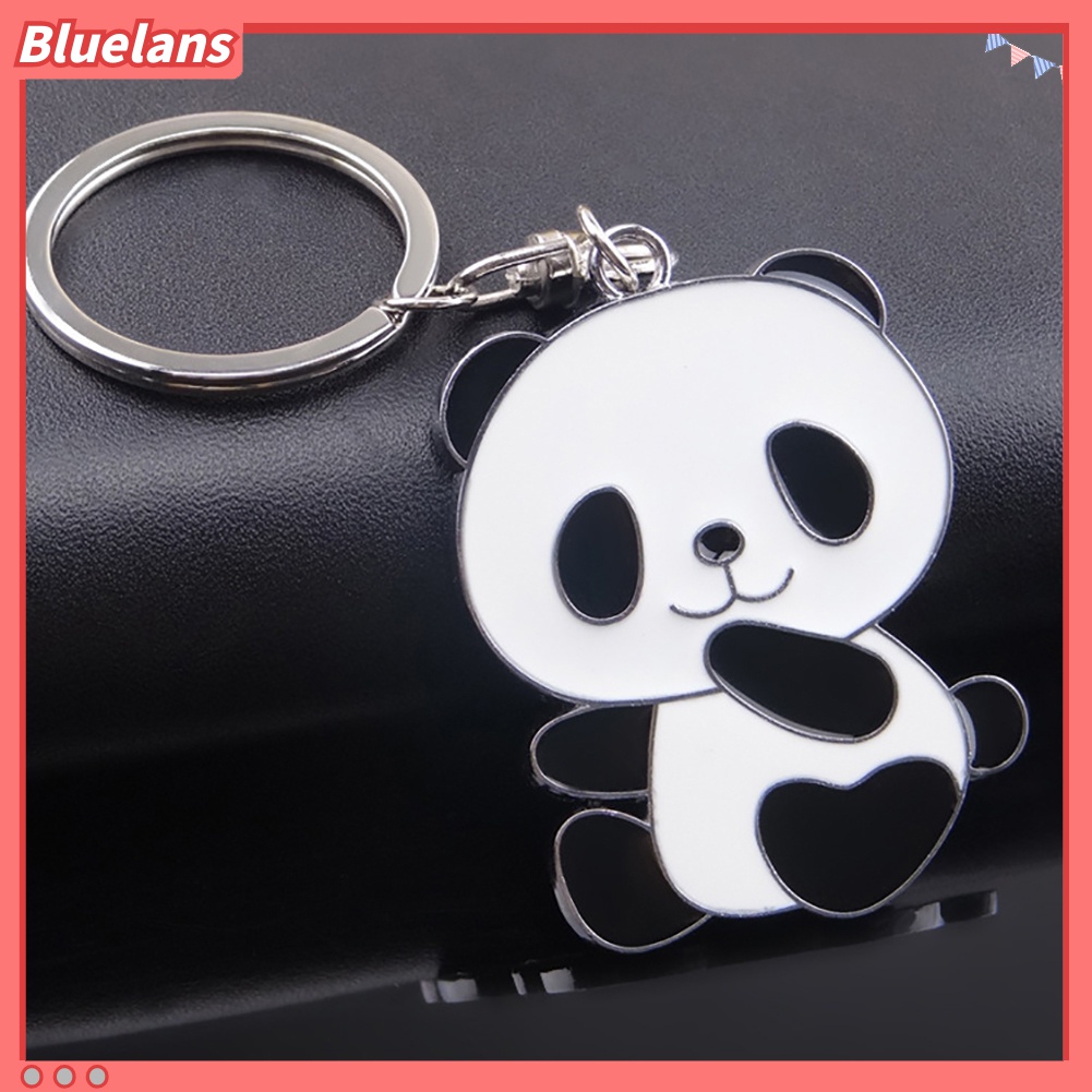 Gantungan Kunci Bentuk Panda Bahan Metal Untuk Tas