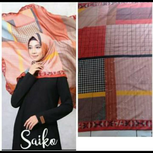 DEENAY KW 3110 HIJAB MURAH HIJAB SEGI EMPAT KONVEKSI HIJAB