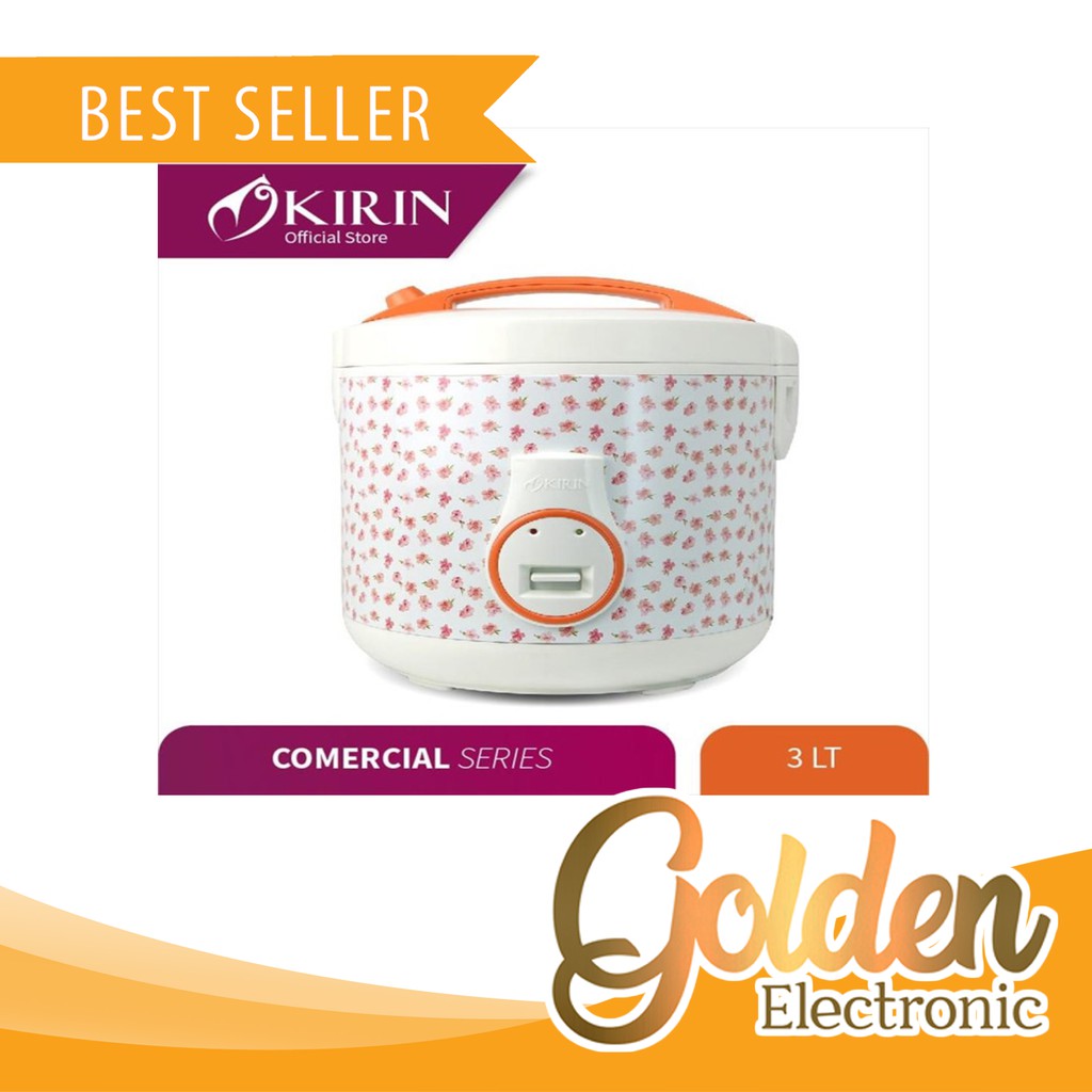 Rice Cooker Kirin KRC-188WH Kapasitas 3 Liter / KRC 188 WH