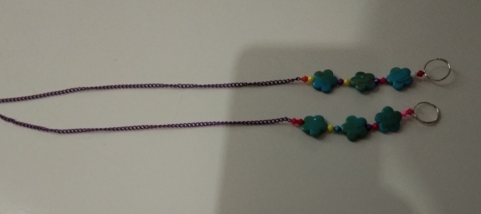 Kalung Tali Masker Penyambung Masker Rantai Anti Hitam  Motif Bintang Cnt25
