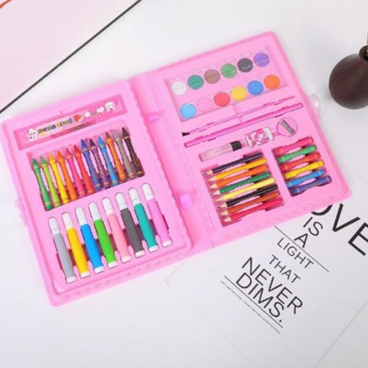 

Special crayon set 68pcs/alat mewarnai anak/atk/alat melukis anak free serutan free kuas !