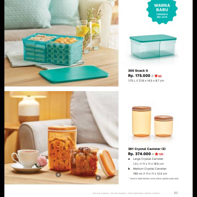 Crystal Canister 2/Tupperware