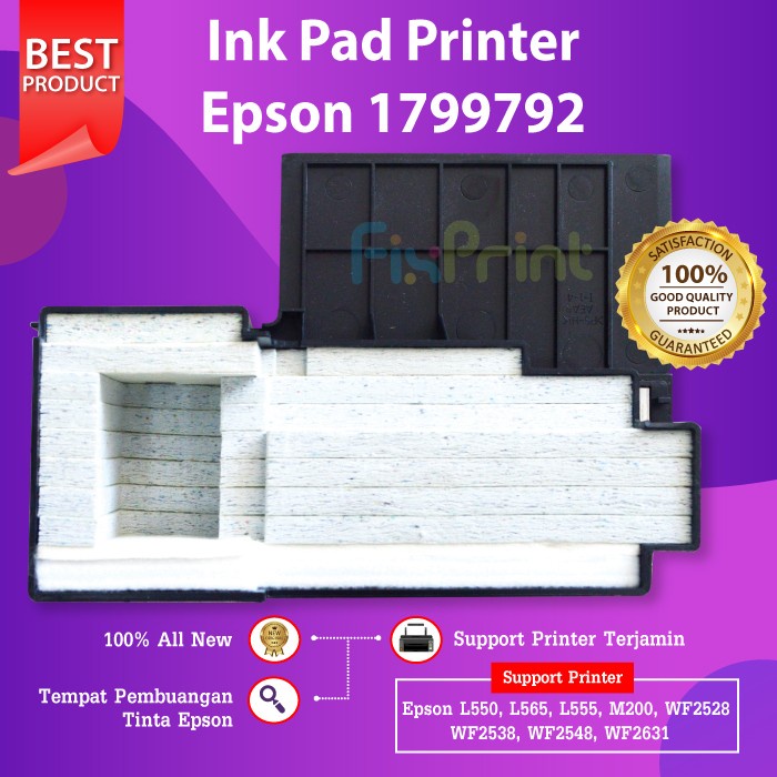 Ink Pad Epson L550 L565 L555 Ink Pad Busa Pembuangan Printer M100 M200