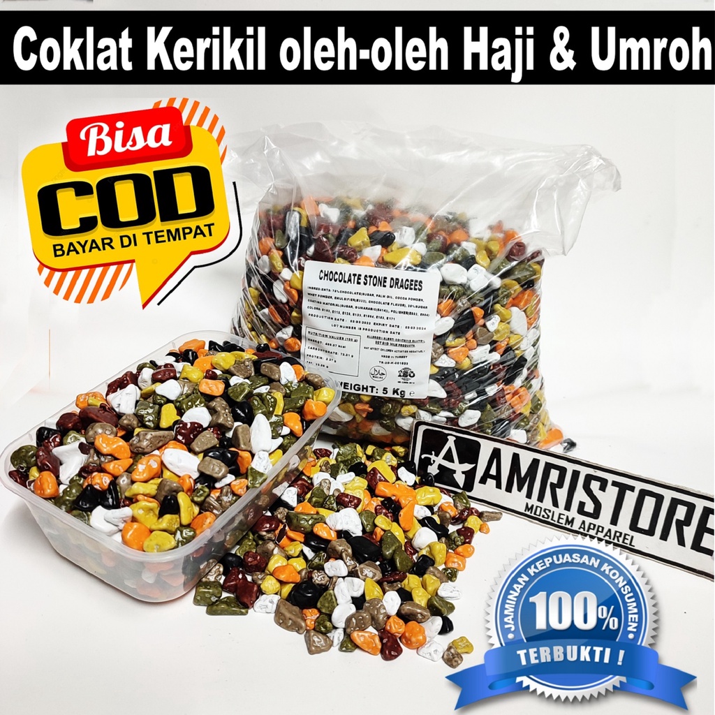 

termurah Coklat kerikil premium khas oleh-oleh haji umrah dari Arab Saudi halal berkualitas chocolate stone premium bisa cod gratis ongkir