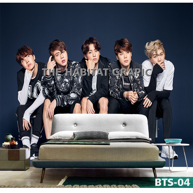 Wallpaper BTS keren - Wallpaper aesthetic BTS- wallpaper dinding motif BTS Army -wallpaper bts 3D