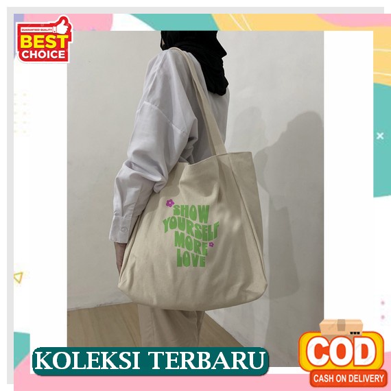 Extra Deals,,, Totebag Resleting Kuliah Kerja Lucu Murah / Totbag Tootbag Tas Tote Vintage Korean St