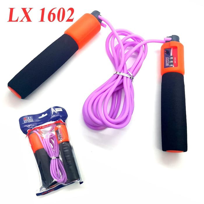 Jump Skipping Rope Soft Handle Counter Tali Skiping Automatis LX 1602