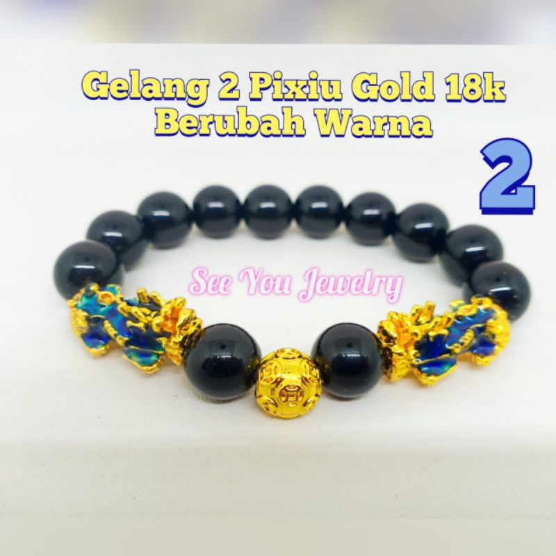 GELANG PIXIU 10 MM / GELANG MANTRA BUDDHA OM MANI PADME HUM / GELANG FENG SHUI / HOKI