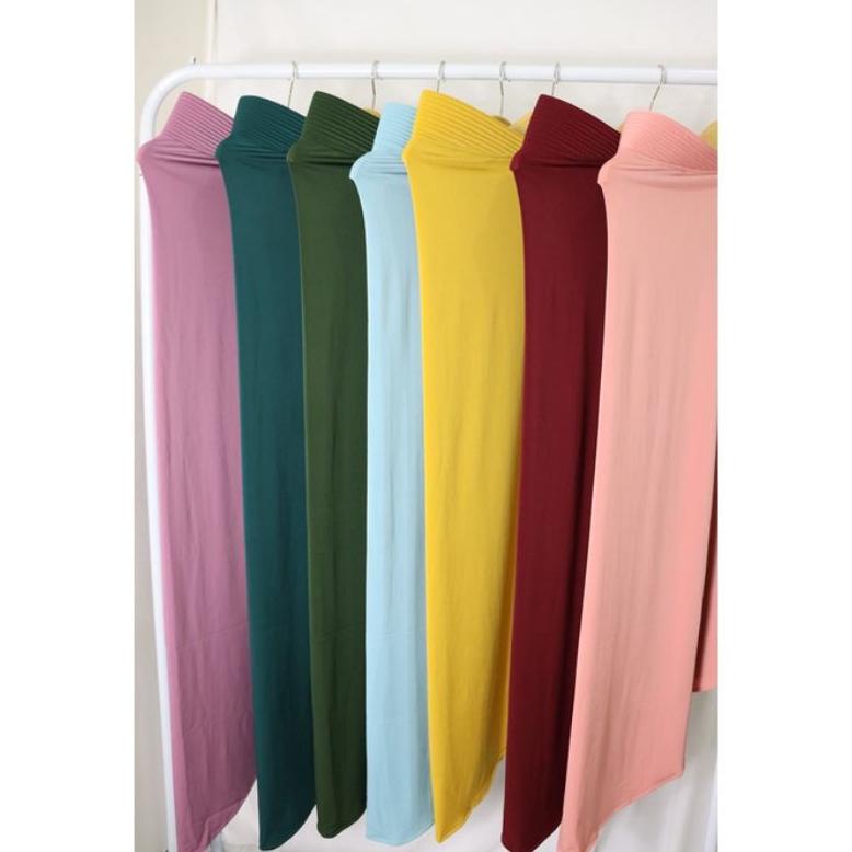 Hijab Khimar Bergo Hamidah Jumbo Xl Spandek Jersey | Jilbab Bergo Simple Pad Xl Spandek Jersey | Ker