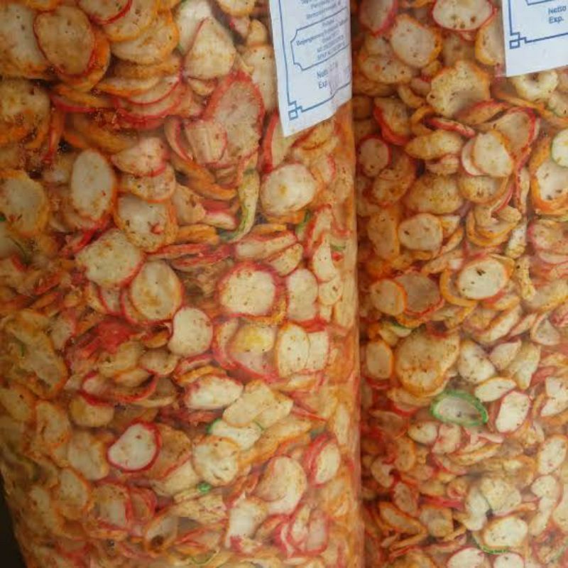 

seblak bantet daun jeruk pedas gurih kiloan