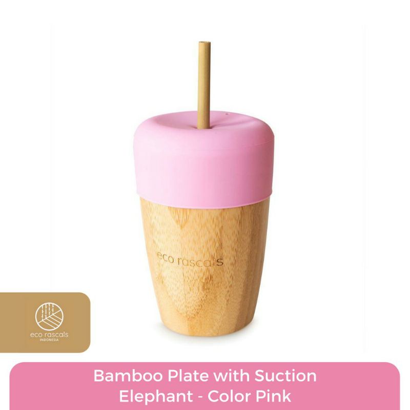 Eco Rascals Bamboo Large Cup and Straw