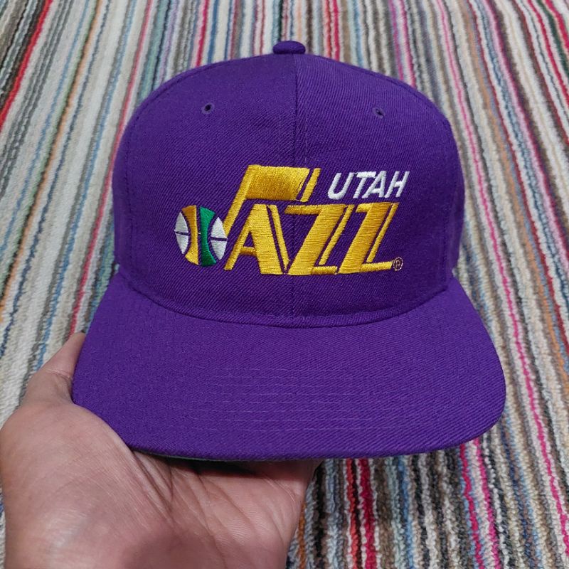 Topi Snapback Vintage Starter x NBA Utah Jazz Original Second