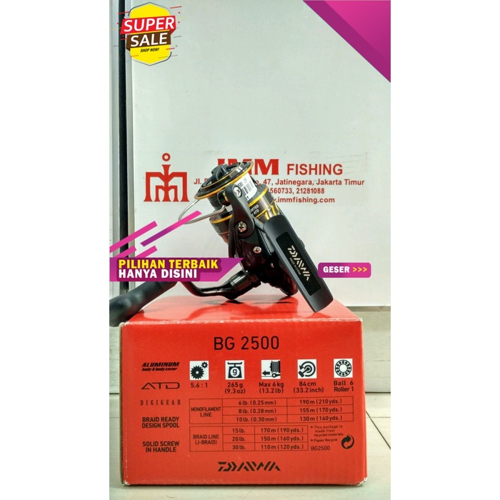 *Promo Murah* Reel DAIWA BG 2500