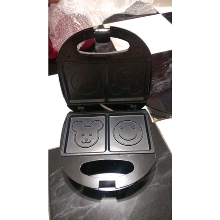 Sonifer SANDWICH WAFFLE MAKER CETAKAN KARTUN ROTI SANDWICH CETAKAN EMOTICON