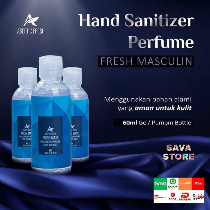 Hand Sanitizer Parfum FRESH MASCULIN PERFUME - 100ml Gel - Handsanitizer Gel