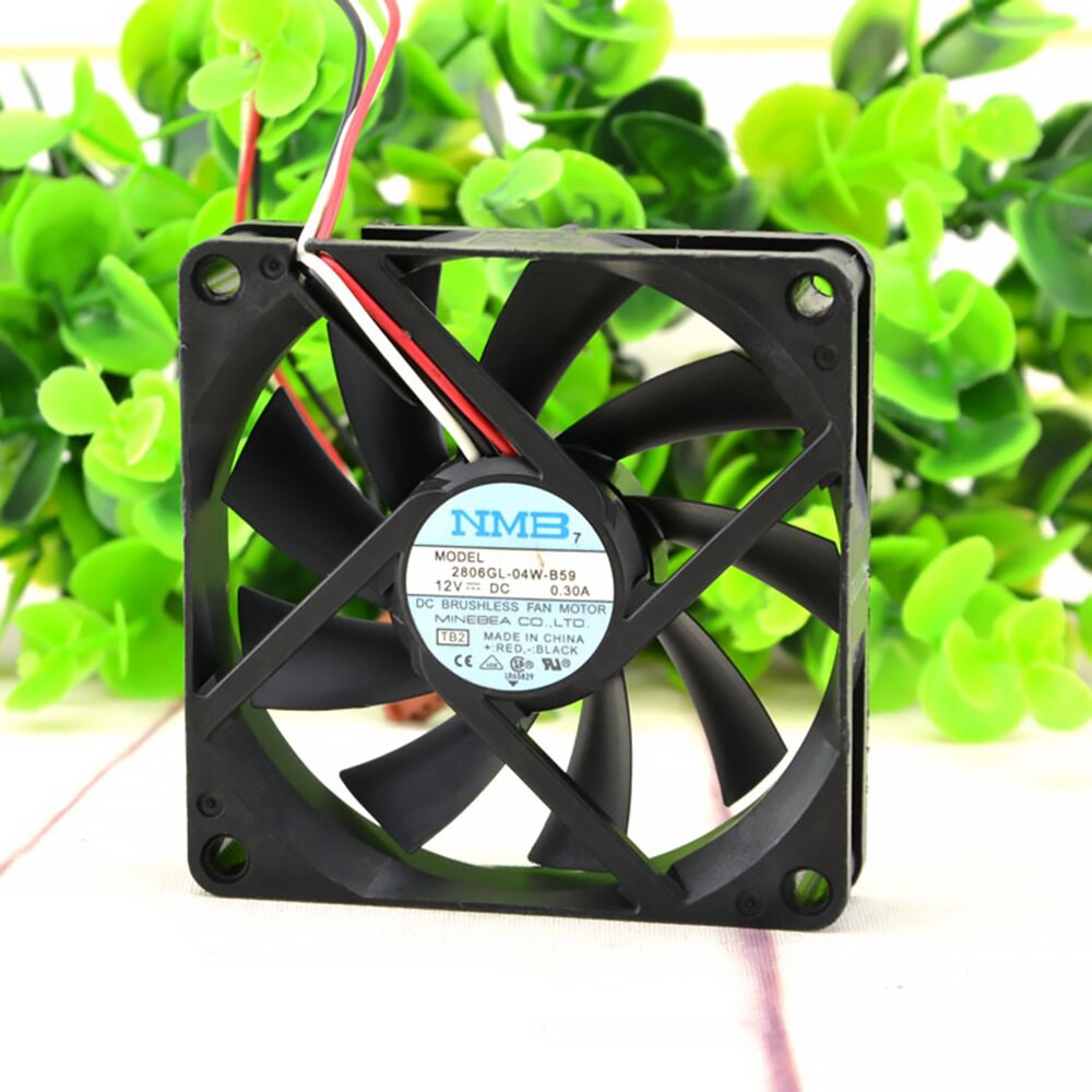 FAN 7CM NMB 2806GL-04W-B59 DC.12V 0.30A 3PIN
