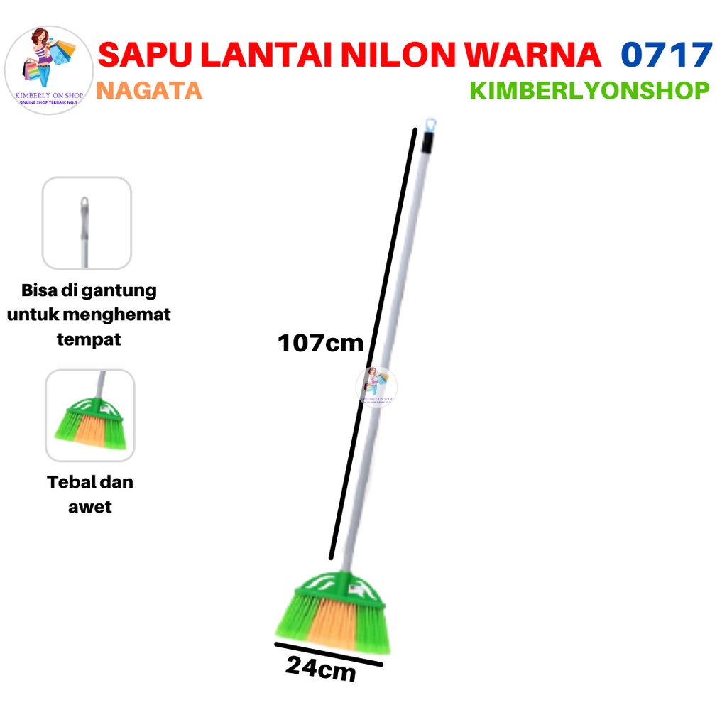 Sapu Nilon 0717 Warna Nagata