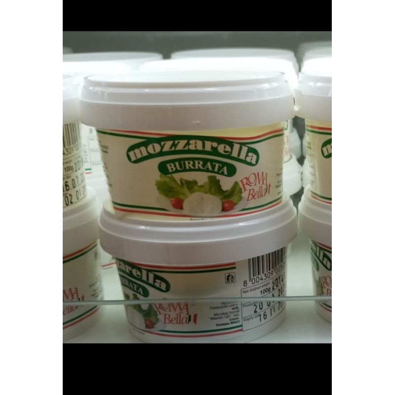 

mozzarella cheese keju burrata soft bulat fresh 100gr