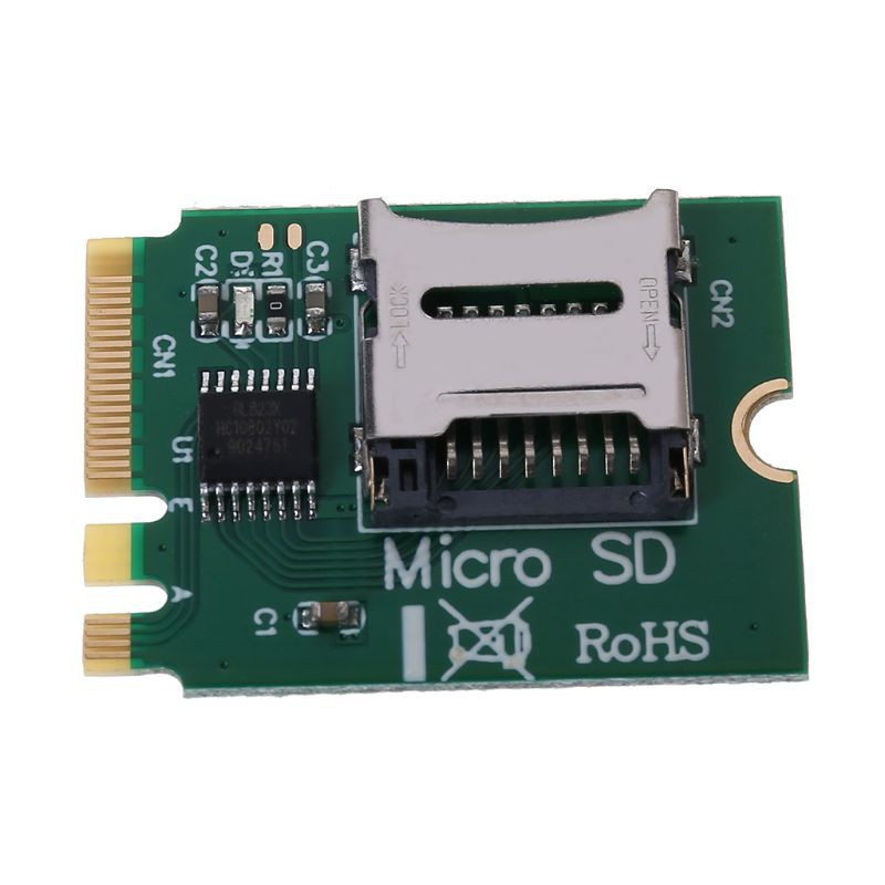 Btsg Adapter Card Reader M2 Ngff A.E Wifi Slot Ke Micro Sdhc Sdxc Tf Card M.2 A + E