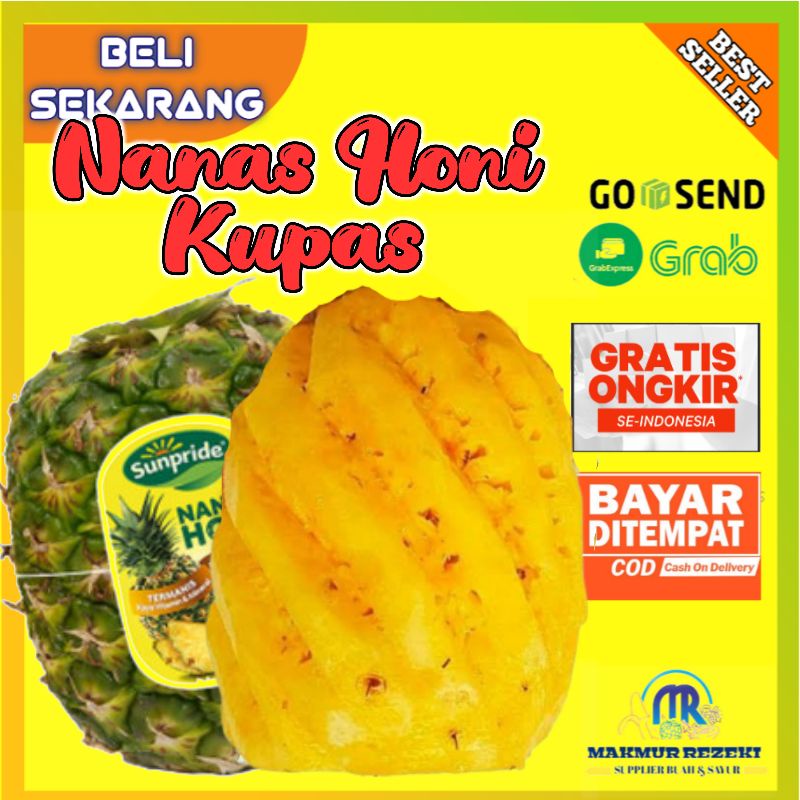 

NANAS HONI SUNPRIDE KUPAS 1 PCS MATANG MENGKEL KHUSUS KURIR INSTANT ATAU SAMEDAY