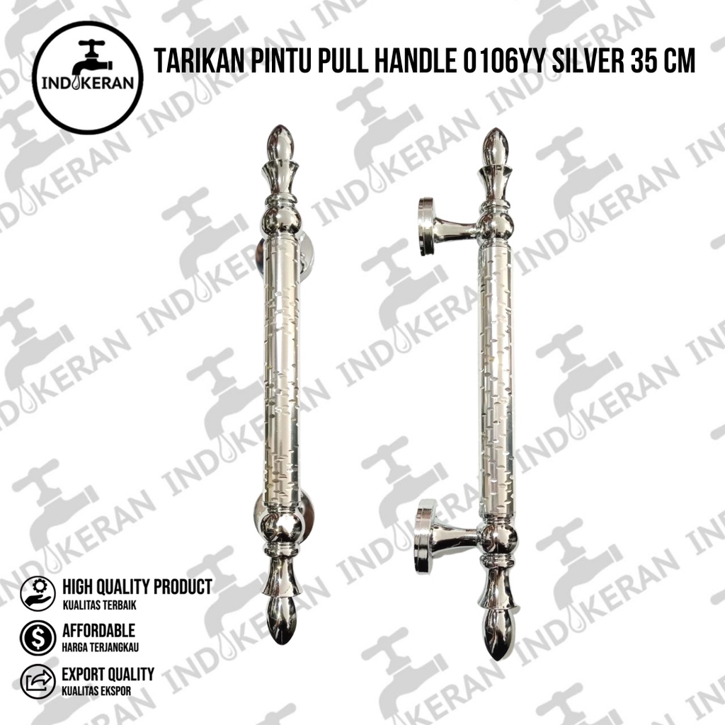 INDOKERAN - Tarikan Pintu Pull Handle 0106YY Silver 35 CM