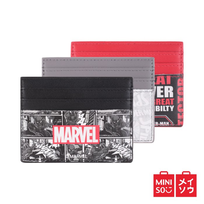 MINISO Marvel Card Holder Dompet kartu tempat simpan kartu 