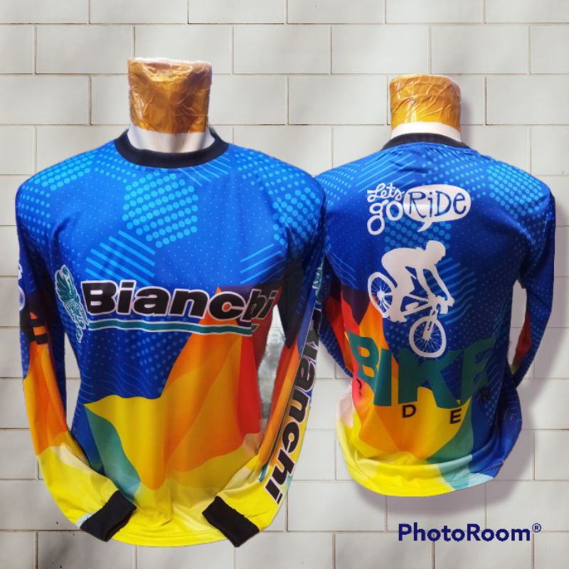 ( BISA COD ) BAJU KAOS SEPEDA#JERSEY SEPEDA#LENGAN PANJANG#FULL PRINT