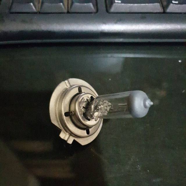 Bohlam ninja 250 H7 cahaya kuning Motor mobil