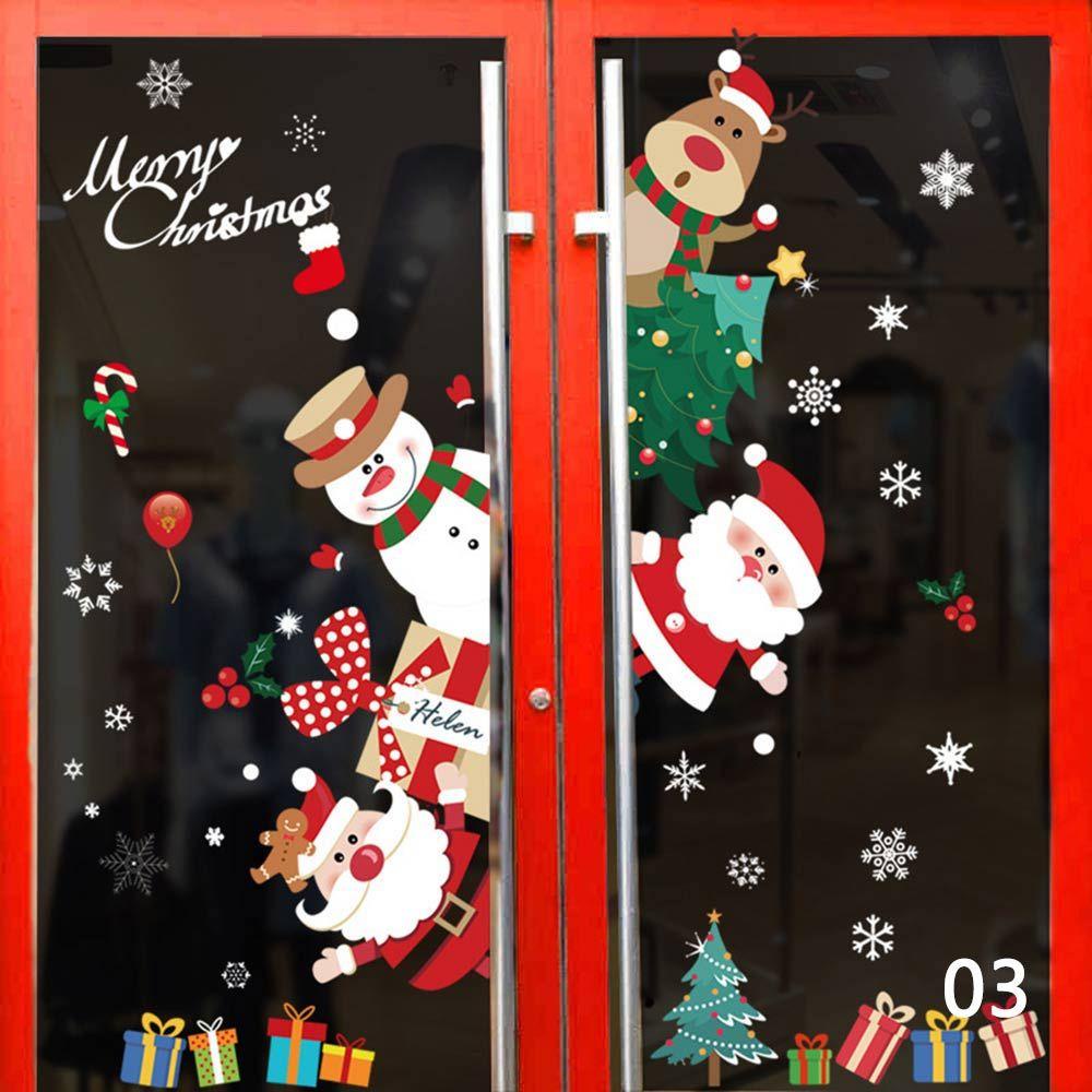 Solighter Stiker Dinding Dekorasi Rumah Kado Natal Decor Merry Christmas