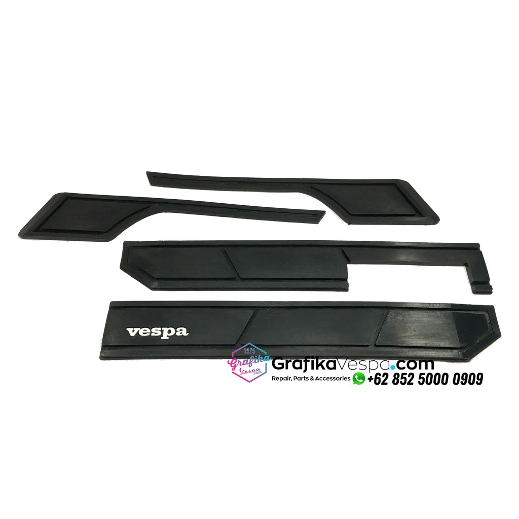 Karet Trim Tepong Box samping Spakbor Vespa PX Spartan New PX HITAM