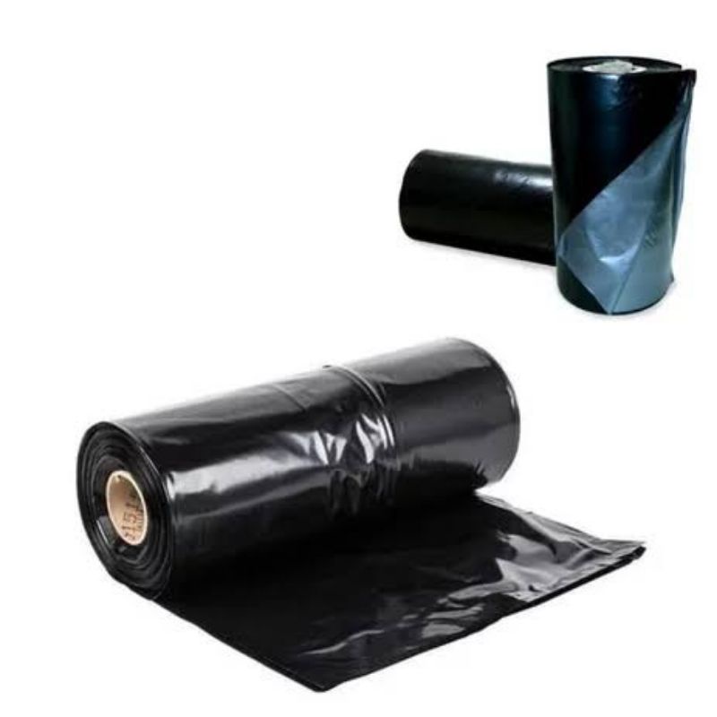 Plastik Roll JUMBO 2meter  SUPER BESAR Sangat Tebal  | Polymailer Gulung | Wadah Kantong Packing Black Trashbag Sampah Peking Olshop | Plastik Pembungkus Paket onlen sop model gulungan rol | plastik hitam gulung rangkap dua 2