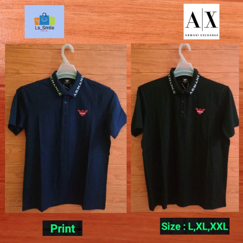 POLO SHIRT PRIA BRANDED KAOS BERKERAH PRIA IMPORT BAJU PRIA ARMANI PREMIUM
