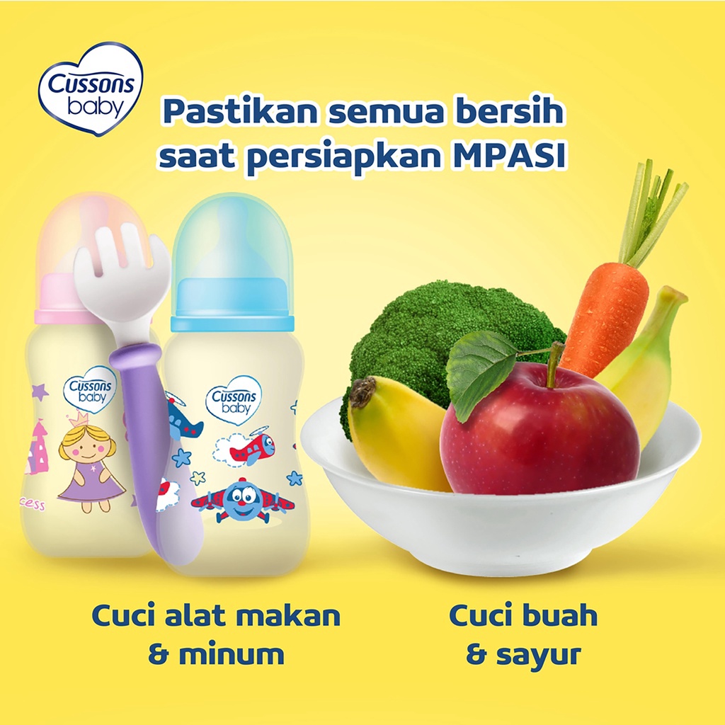 Bisa COD Beli 1 Gratis 1- Cussons Baby Liquid Cleanser - Cussons Cairan Pembersih Botol Bayi 700ml FREE 300ml