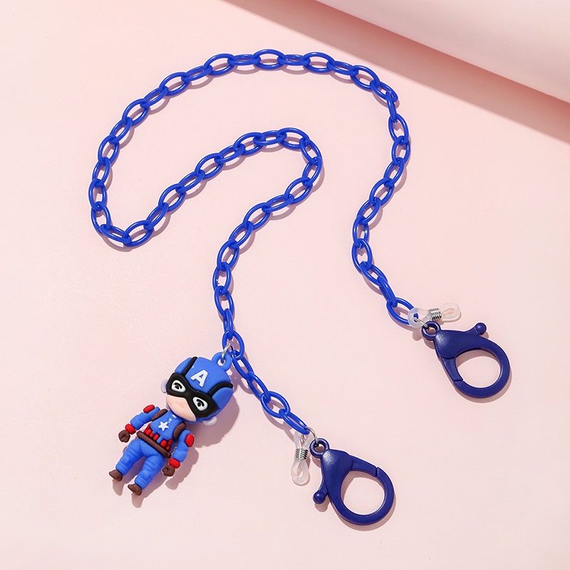 1 Pcs,Mask Chain Kalung Neck Strap,Hijab Rantai,Kacamata,Kartun,Untuk Anak