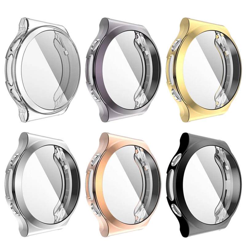 Casing Pelindung Huawei GT 3 2e 2 Pro 46mm Bahan TPU Dengan Bumper Pelindung Layar