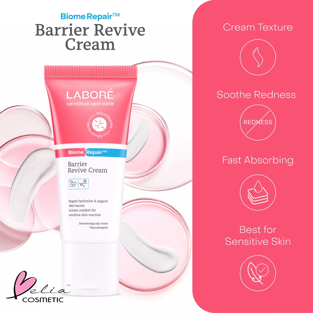 ❤ BELIA ❤ LABORE Sensitive Skin Care | Gentle Biome | Biome Repair | Biome Protect | Toner | Barrier Cream | Physical Sunscreen | Cleanser | Nutrition Gel | BPOM