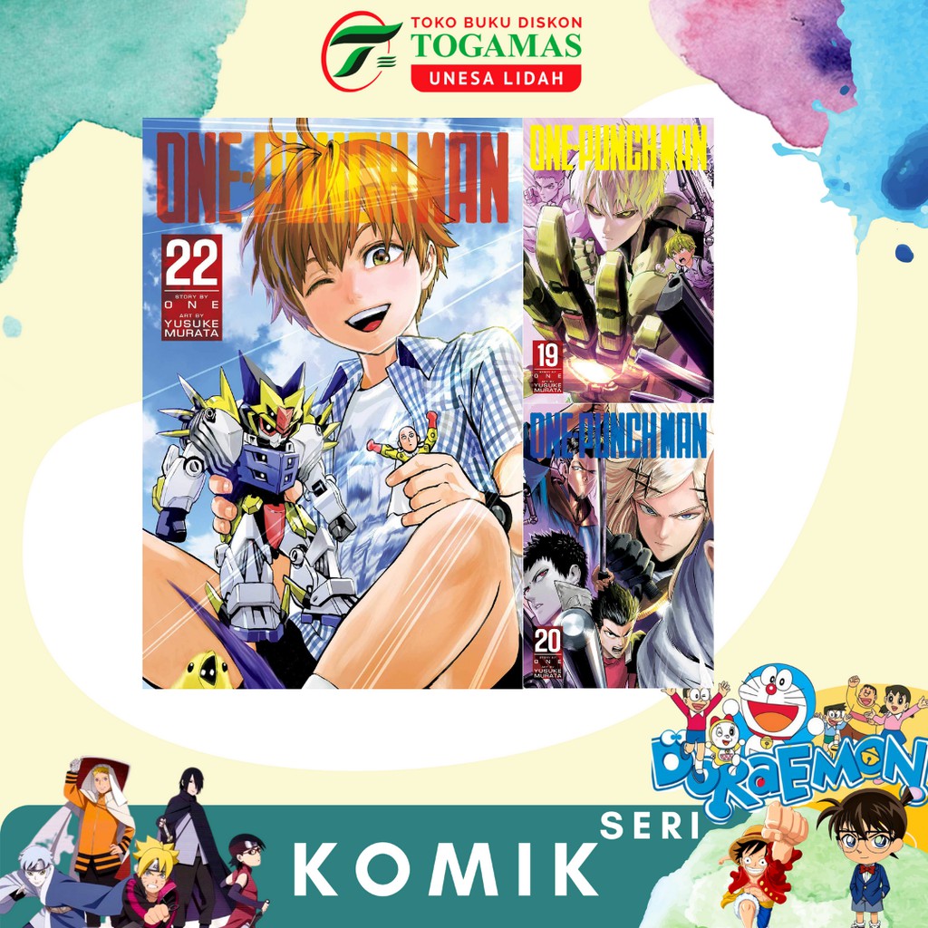 KOMIK ONE PUNCH MAN 22, 23, 24 KARYA ONE, YUSUKE MURATA