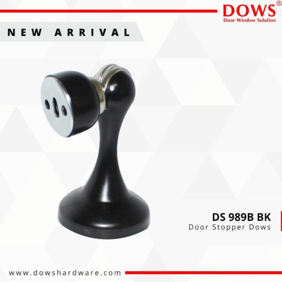 Door stop magnet Dows black