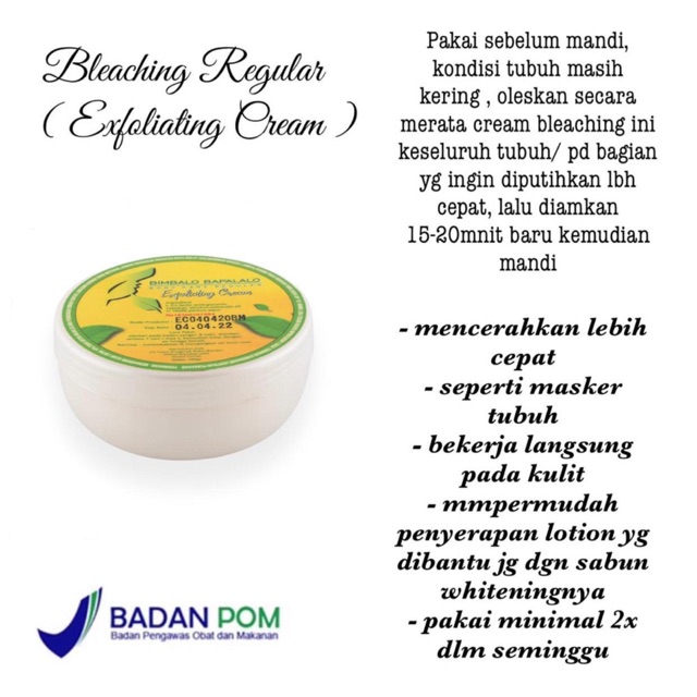 Bleaching reguler bimbalo bapalalo