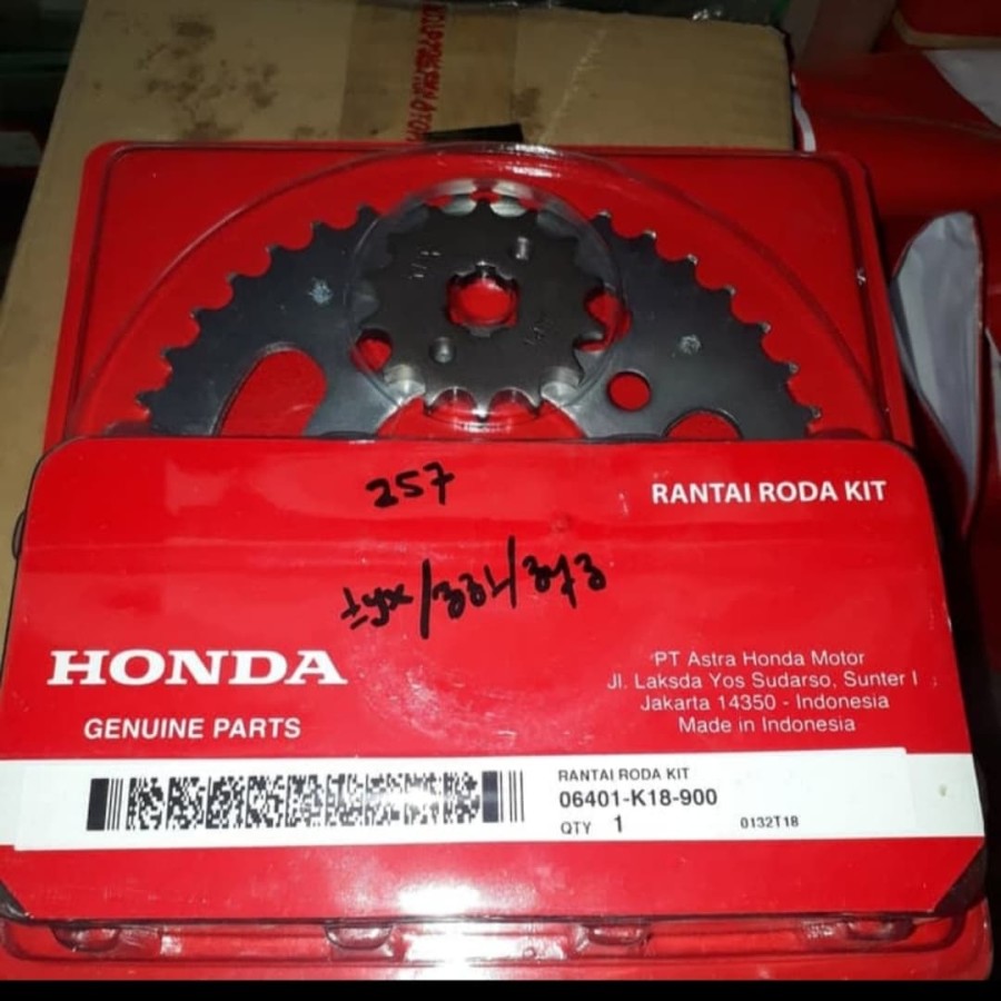 gear set verza , cb verza ori HGP 100%