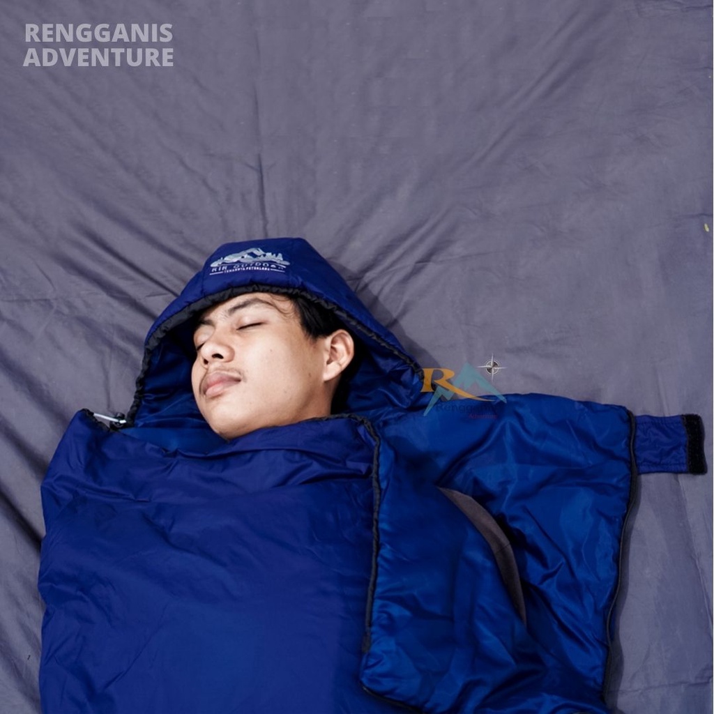 Sleeping Bag Kantung Tidur Dacron MERK RIR OUTDOOR Tebal Hangat Sleepingbag