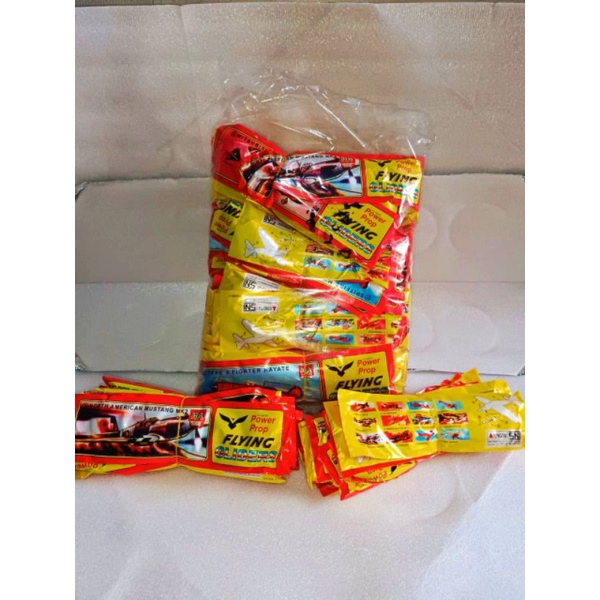 3 karunia mainan pesawat busa rakit isi 12pcs