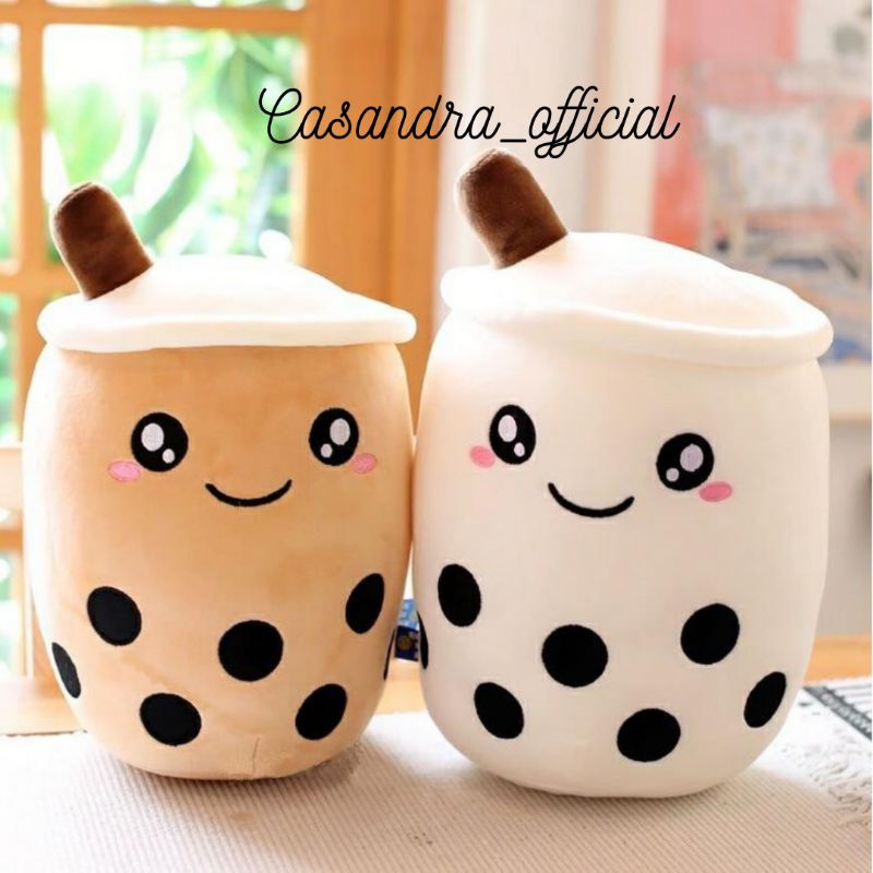 Boneka Boba Milk,Bantal Gentong Boba Milk ukuran (28cm)